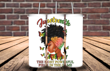 Load image into Gallery viewer, JUNETEENTH Themed 20oz Skinny Tumblers
