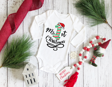 Load image into Gallery viewer, My 1st Christmas Long Sleeve Onesie
