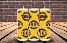 Load image into Gallery viewer, JUNETEENTH Themed 20oz Skinny Tumblers
