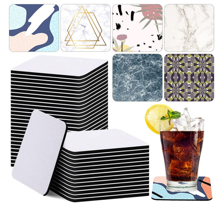 3.5 x 3.5 Sublimated Coasters