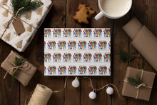 Load image into Gallery viewer, Christmas Themed Wrapping Paper Sheets (Set of 3)
